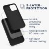 Θήκη Kwmobile για Apple iPhone 12 Pro Max, Μαύρη, Σιλικόνη, KWM000011JR083C