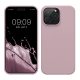 Θήκη Kwmobile για Apple iPhone 14 Pro Max, Ανοιχτό Μωβ, Σιλικόνη, KWM000016NL044C