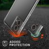 Θήκη Kwmobile με κορδόνι για Motorola Moto G85, Διαφανής/Μαύρη, Σιλικόνη, KWM000022TS001C