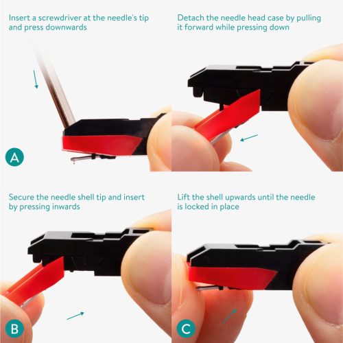 Set 5 Ace Navaris pentru pickup-uri, cu cartus, universale, NAV0000095D002C