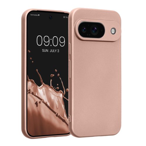 Θήκη Kwmobile για Google Pixel 9, ροζ, σιλικόνη, KWM000020PO004C