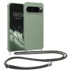 Θήκη Kwmobile με κορδόνι για Google Pixel 9/Pixel 9 Pro, ανοιχτό πράσινο, σιλικόνη, KWM000020PY003C