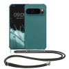 Θήκη Kwmobile με κορδόνι για Google Pixel 9/Pixel 9 Pro, Πράσινη, Σιλικόνη, KWM000020PY005C