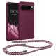 Θήκη Kwmobile με κορδόνι για Google Pixel 9 Pro XL, Μωβ, Σιλικόνη, KWM000020PZ004C