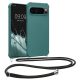 Θήκη Kwmobile με κορδόνι για Google Pixel 9 Pro XL, Πράσινη, Σιλικόνη, KWM000020PZ005C