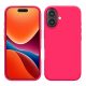 Θήκη Kwmobile για Apple iPhone 16, Ροζ, Σιλικόνη, KWM000022TU001C