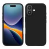 Θήκη Kwmobile για Apple iPhone 16, Μαύρη, Σιλικόνη, KWM000022TU006C
