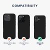 Θήκη Kwmobile για Apple iPhone 16, Μαύρη, Σιλικόνη, KWM000022TU006C