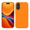 Θήκη Kwmobile για Apple iPhone 16, Πορτοκαλί, Σιλικόνη, KWM000022TU007C