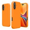Θήκη Kwmobile για Apple iPhone 16, Πορτοκαλί, Σιλικόνη, KWM000022TU007C