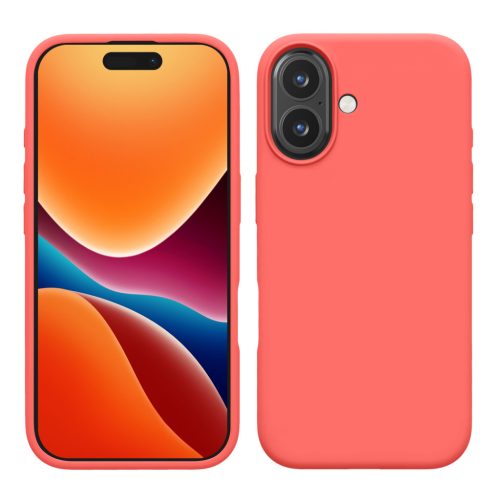 Θήκη Kwmobile για Apple iPhone 16, Ροζ, Σιλικόνη, KWM000022TU008C
