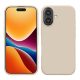 Θήκη Kwmobile για Apple iPhone 16, Κρεμ, Σιλικόνη, KWM000022TU010C