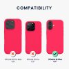 Θήκη Kwmobile για Apple iPhone 16 Plus, Ροζ, Σιλικόνη, KWM000022TV001C