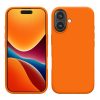 Θήκη Kwmobile για Apple iPhone 16 Plus, Πορτοκαλί, Σιλικόνη, KWM000022TV002C