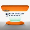 Θήκη Kwmobile για Apple iPhone 16 Plus, Πορτοκαλί, Σιλικόνη, KWM000022TV002C