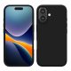 Θήκη Kwmobile για Apple iPhone 16 Plus, Μαύρη, Σιλικόνη, KWM000022TV005C