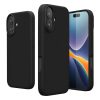 Θήκη Kwmobile για Apple iPhone 16 Plus, Μαύρη, Σιλικόνη, KWM000022TV005C