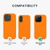 Θήκη Kwmobile για Apple iPhone 16 Pro, Πορτοκαλί, Σιλικόνη, KWM000022TW003C