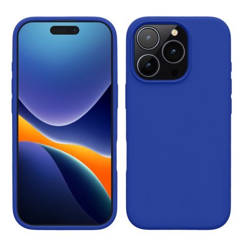 Θήκη Kwmobile για Apple iPhone 16 Pro, Μπλε, Σιλικόνη, KWM000022TW005C