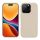 Θήκη Kwmobile για Apple iPhone 16 Pro, Κρεμ, Σιλικόνη, KWM000022TW011C