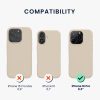 Θήκη Kwmobile για Apple iPhone 16 Pro, Κρεμ, Σιλικόνη, KWM000022TW011C