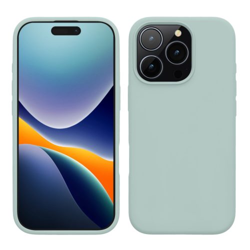 Θήκη Kwmobile για Apple iPhone 16 Pro, ανοιχτό πράσινο, σιλικόνη, KWM000022TW012C