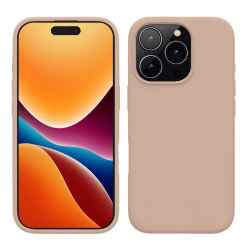 Θήκη Kwmobile για Apple iPhone 16 Pro, Κρεμ, Σιλικόνη, KWM000022TW013C