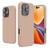 Θήκη Kwmobile για Apple iPhone 16 Pro, Κρεμ, Σιλικόνη, KWM000022TW013C