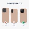 Θήκη Kwmobile για Apple iPhone 16 Pro, Κρεμ, Σιλικόνη, KWM000022TW013C
