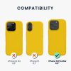 Θήκη Kwmobile για Apple iPhone 16 Pro Max, Κίτρινη, Σιλικόνη, KWM000022TX001C