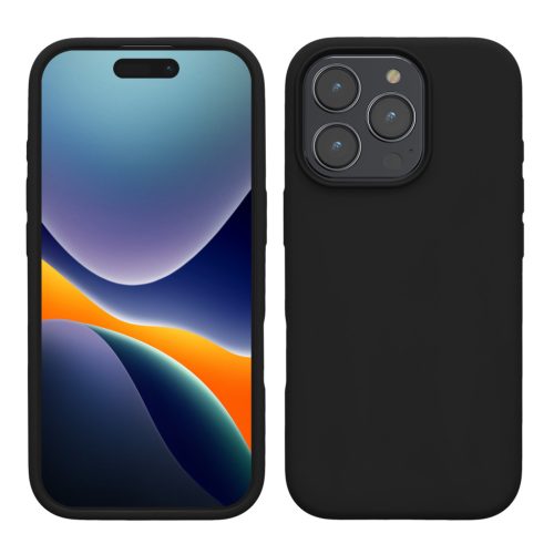 Θήκη Kwmobile για Apple iPhone 16 Pro Max, Μαύρη, Σιλικόνη, KWM000022TX005C