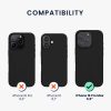 Θήκη Kwmobile για Apple iPhone 16 Pro Max, Μαύρη, Σιλικόνη, KWM000022TX005C