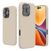 Θήκη Kwmobile για Apple iPhone 16 Pro Max, Κρεμ, Σιλικόνη, KWM000022TX009C