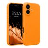 Θήκη Kwmobile για Apple iPhone 16, Πορτοκαλί, Σιλικόνη, KWM000022TY005C
