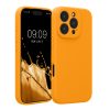 Θήκη Kwmobile για Apple iPhone 16 Pro, Πορτοκαλί, Σιλικόνη, KWM000022TZ005C