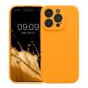Θήκη Kwmobile για Apple iPhone 16 Pro, Πορτοκαλί, Σιλικόνη, KWM000022TZ005C