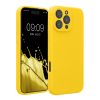 Θήκη Kwmobile για Apple iPhone 16 Pro Max, Κίτρινη, Σιλικόνη, KWM000022UA002C