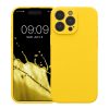 Θήκη Kwmobile για Apple iPhone 16 Pro Max, Κίτρινη, Σιλικόνη, KWM000022UA002C