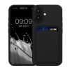 Θήκη Kwmobile για Apple iPhone 16, Μαύρη, Σιλικόνη, KWM000022UF001C