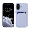 Θήκη Kwmobile για Apple iPhone 16, Μπλε, Σιλικόνη, KWM000022UF003C