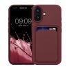 Θήκη Kwmobile για Apple iPhone 16, Σκούρο Κόκκινο, Σιλικόνη, KWM000022UF006C