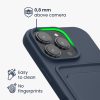 Θήκη Kwmobile για Apple iPhone 16 Pro, Σκούρο μπλε, Σιλικόνη, KWM000022UH004C