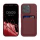 Θήκη Kwmobile για Apple iPhone 16 Pro, Σκούρο Κόκκινο, Σιλικόνη, KWM000022UH006C