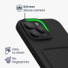 Θήκη Kwmobile για Apple iPhone 16 Pro Max, Μαύρη, Σιλικόνη, KWM000022UI001C