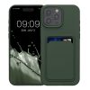 Θήκη Kwmobile για Apple iPhone 16 Pro Max, Σκούρο πράσινο, Σιλικόνη, KWM000022UI002C