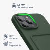 Θήκη Kwmobile για Apple iPhone 16 Pro Max, Σκούρο πράσινο, Σιλικόνη, KWM000022UI002C