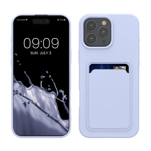 Θήκη Kwmobile για Apple iPhone 16 Pro Max, Μπλε, Σιλικόνη, KWM000022UI003C