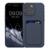 Θήκη Kwmobile για Apple iPhone 16 Pro Max, Σκούρο Μπλε, Σιλικόνη, KWM000022UI004C
