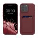 Θήκη Kwmobile για Apple iPhone 16 Pro Max, Σκούρο Κόκκινο, Σιλικόνη, KWM000022UI006C
