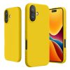 Θήκη Kwmobile για Apple iPhone 16, Κίτρινη, Σιλικόνη, KWM000022UJ002C